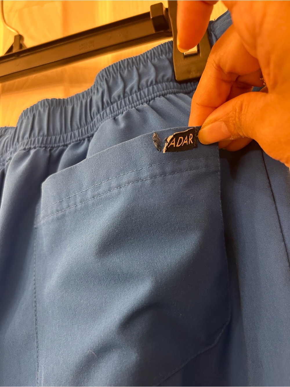3 (S/S/M) Blue Utility Scrub Pants - Comfortable Workwear - Picture 8 of 13